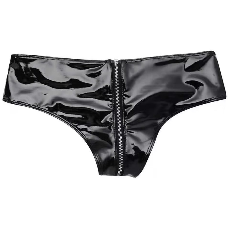 Erotic Zipper FancyStar Latex Panties