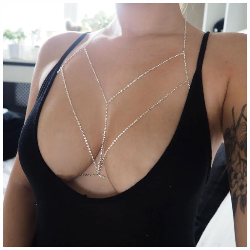 Cupless Chain Fancystar Bra HEMSTTL063