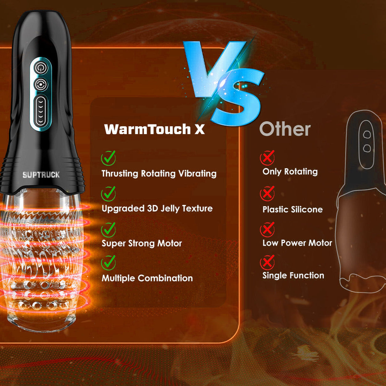 š„ 2025 Limited 75% OFF š„ SUPTRUCK⢠WarmTouch X Vibrator