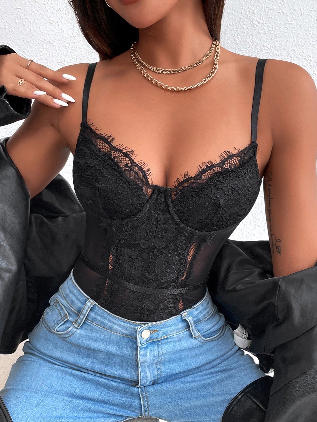 Romance Me Eyelash Lace Teddy