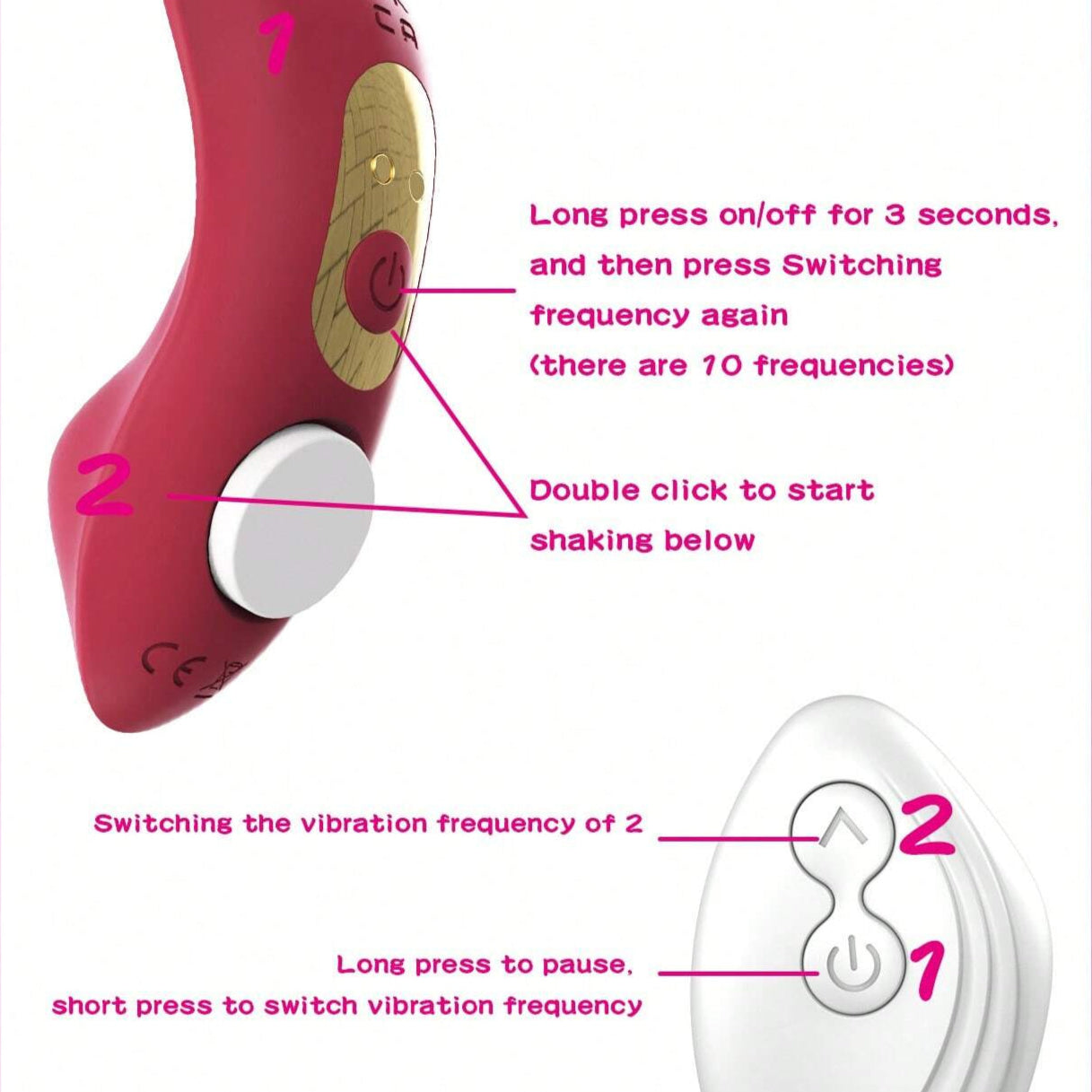 Mini Wearable Vibrators Clitoris HEMSMTH447