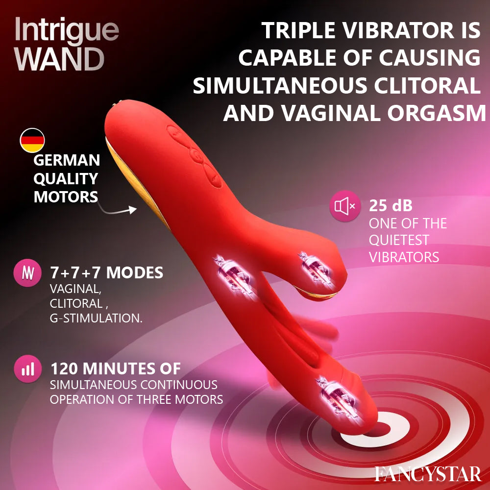 FancyStar™ WAND Triple Bliss Vibrator HEMSPTT058
