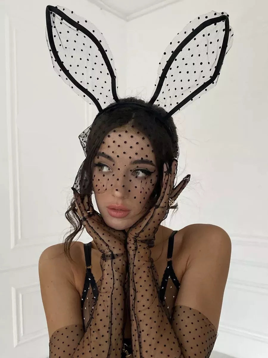 FancyStar™ Dot Rabbit Glove and Mask HEMSMTH052