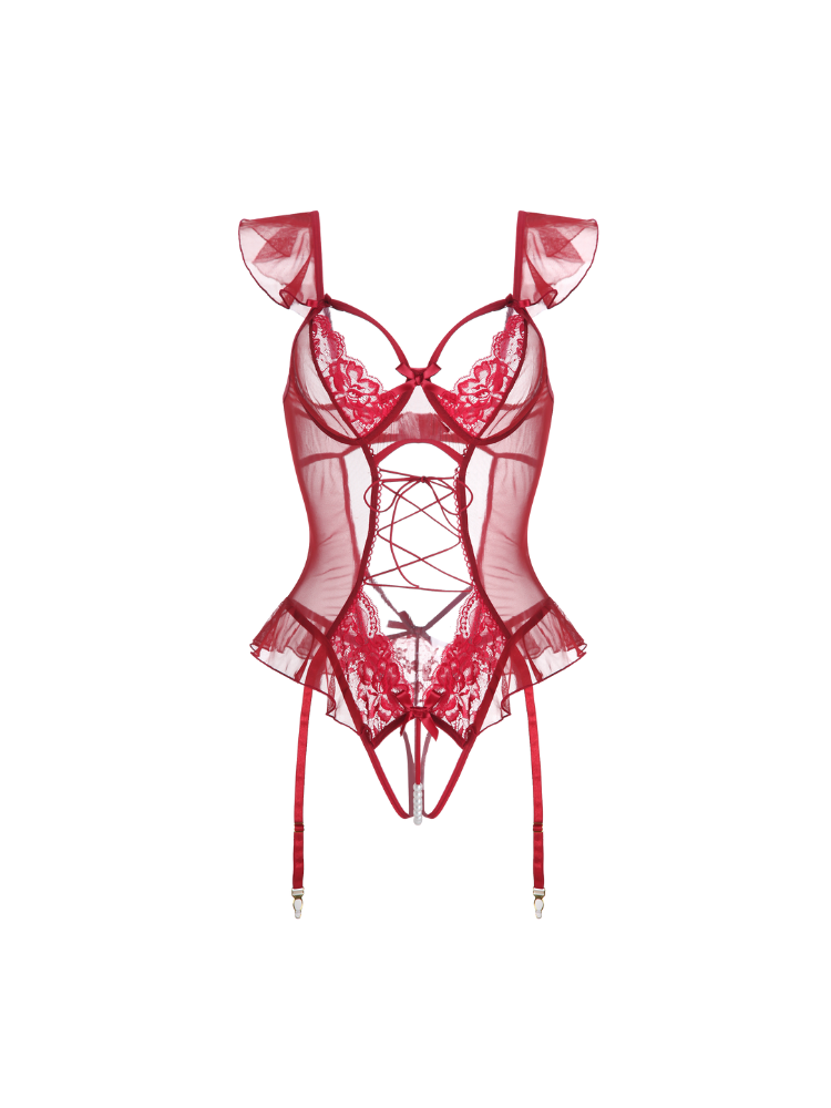 POILA Strap Pear String Bodysuit