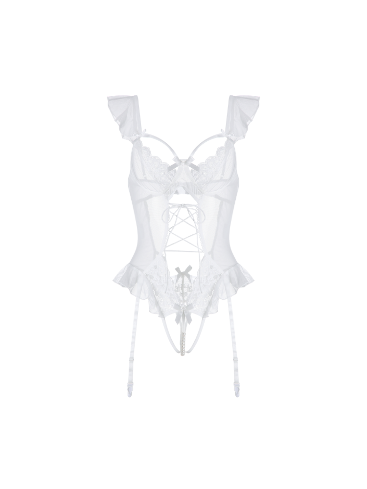 POILA Strap Pear String Bodysuit
