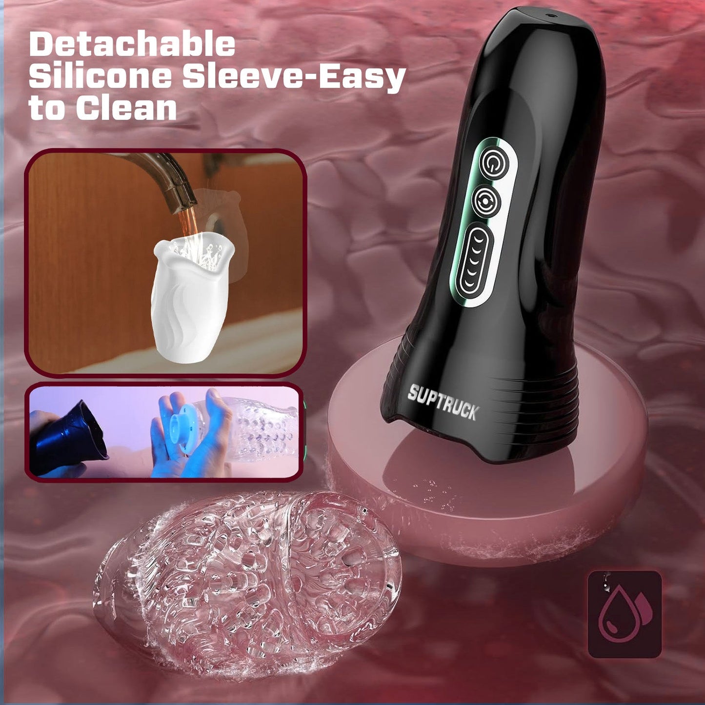 2025 Flash Sale 75% OFF š„ FLUX-X Suptruck⢠Deep Pulse Suction & Sensual Vibration Stroker with 10 Modes