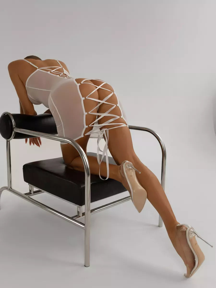 FancyStar™ Lace-up Mesh Bodysuit HEMSMTH033