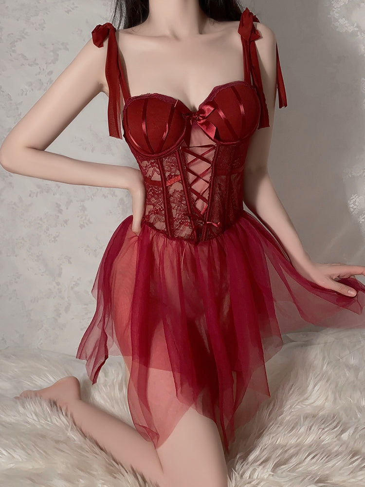 FARIES Corset Bodysuit
