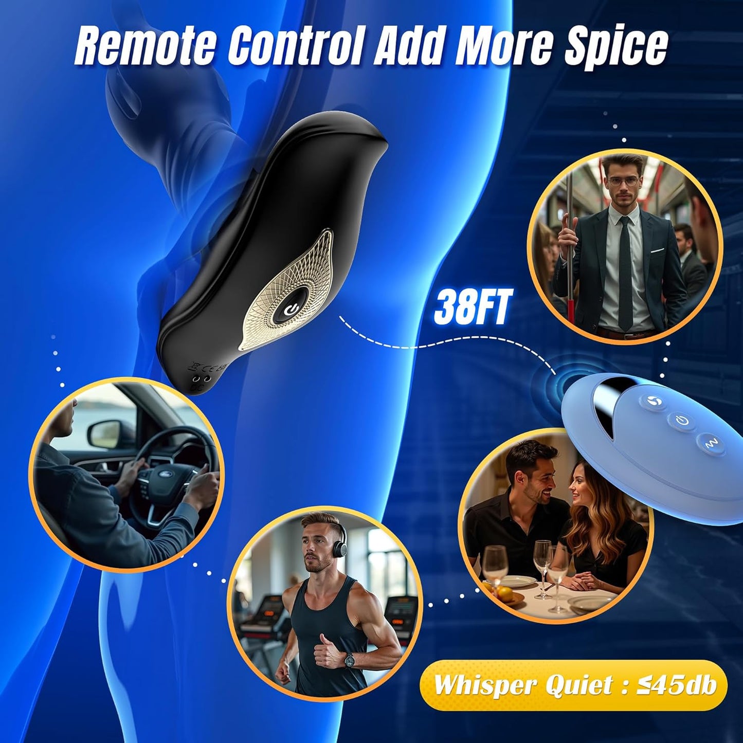 BLOOMEX 360° Thrusting & Flapping Suptruck Vibrator