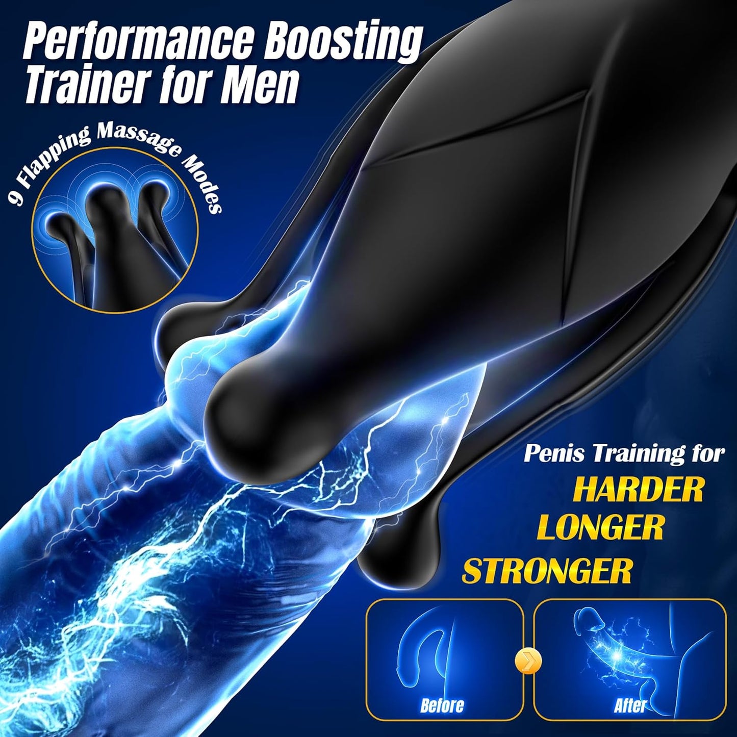 BLOOMEX 360° Thrusting & Flapping Suptruck Vibrator