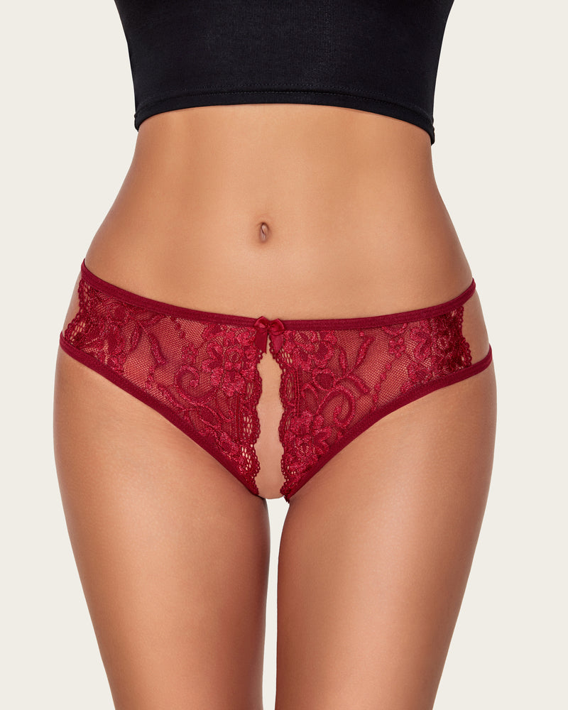 VAYRA Open-Crotch Panties