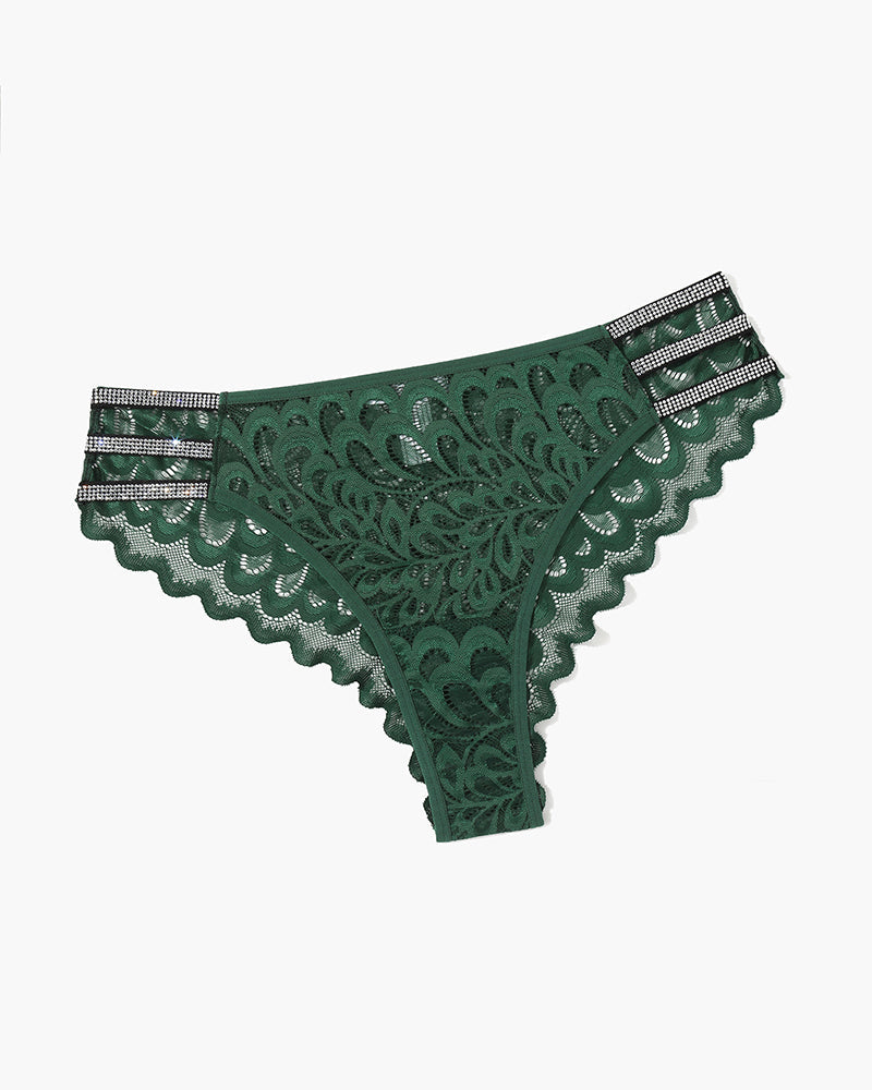 ZAVIKA High-Leg Lace Brief