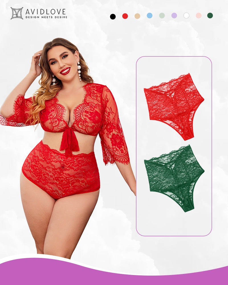 CIRAE Retro Lace High-Rise