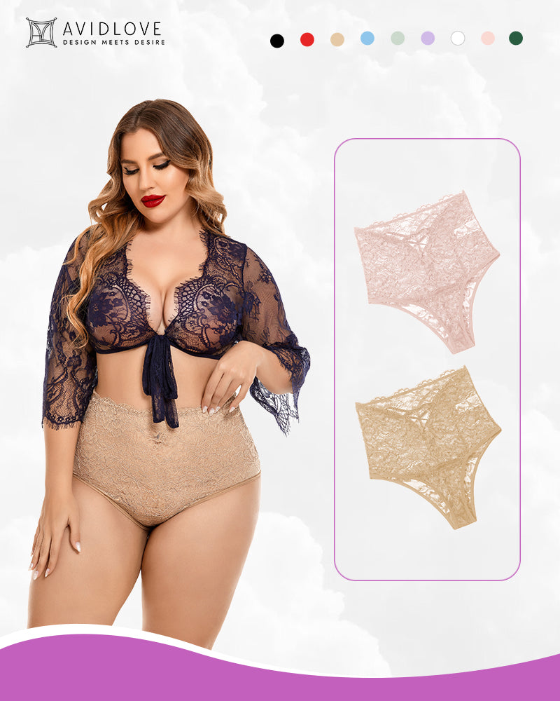 CIRAE Retro Lace High-Rise