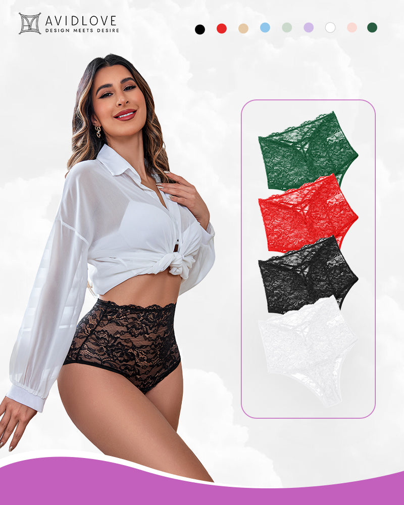 CIRAE Retro Lace High-Rise