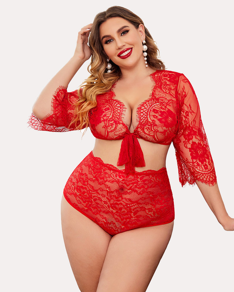 CIRAE Retro Lace High-Rise