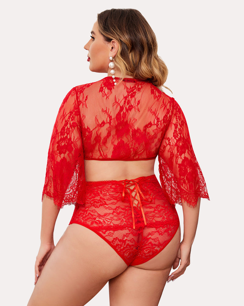 CIRAE Retro Lace High-Rise