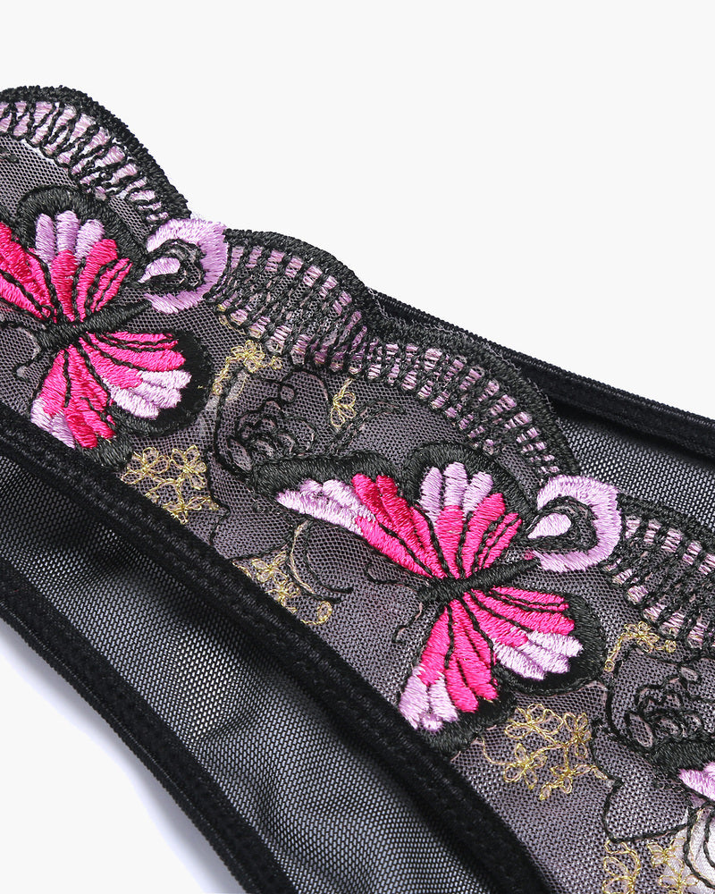 ECLIVIA Floral Mesh Panty