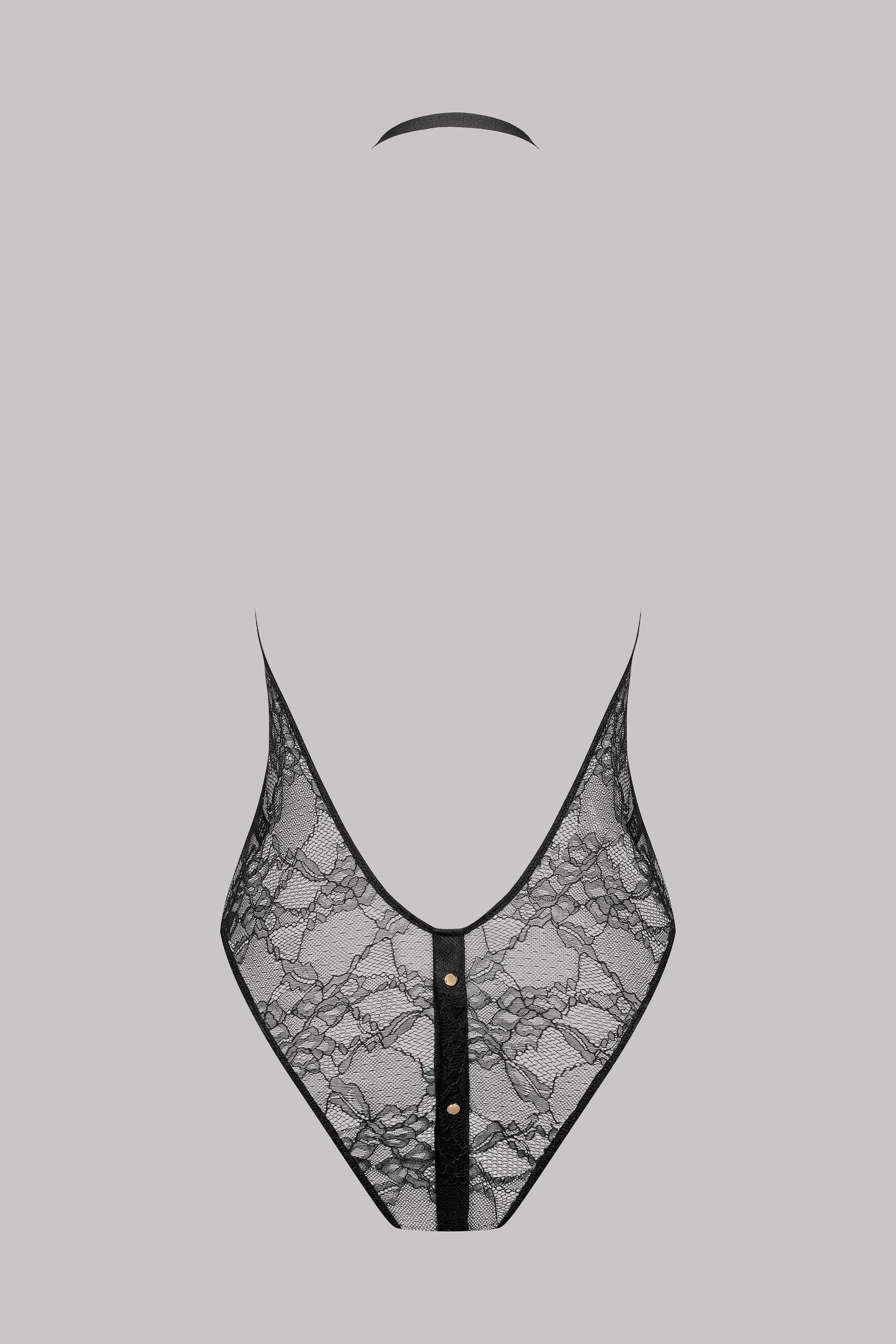 Magnetic Lace Thong Bodysuit