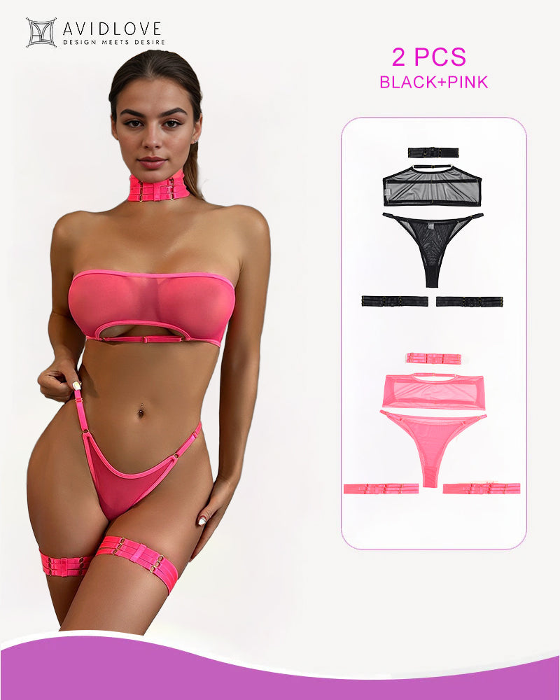 TEMPRIS Lingerie Set Bandeau