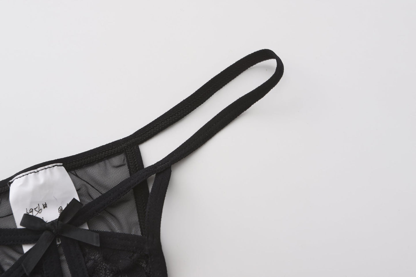 SYNIA Corset with Crotchless String Set