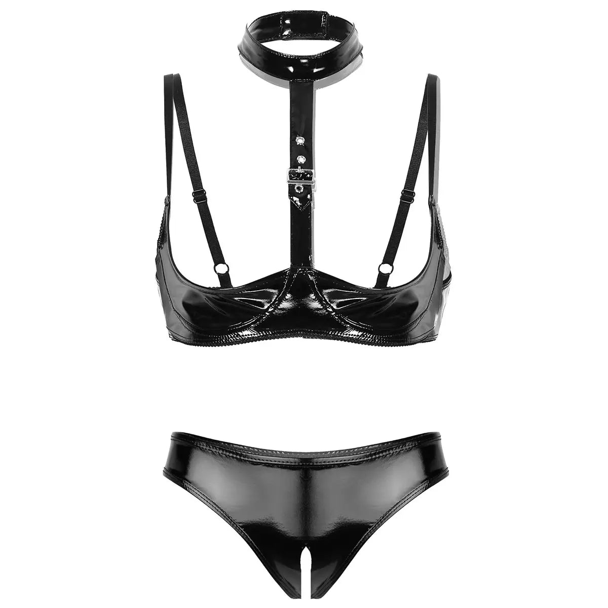 💥 SUMMER HOLIDAY 70% OFF 🔥 FancyStar™ PUMIE Leather Open Top Crotch Set