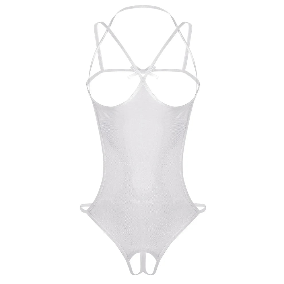 💥 SUMMER HOLIDAY 70% OFF 🔥 FancyStar™ VIOLA Mesh Cupless Bodysuit