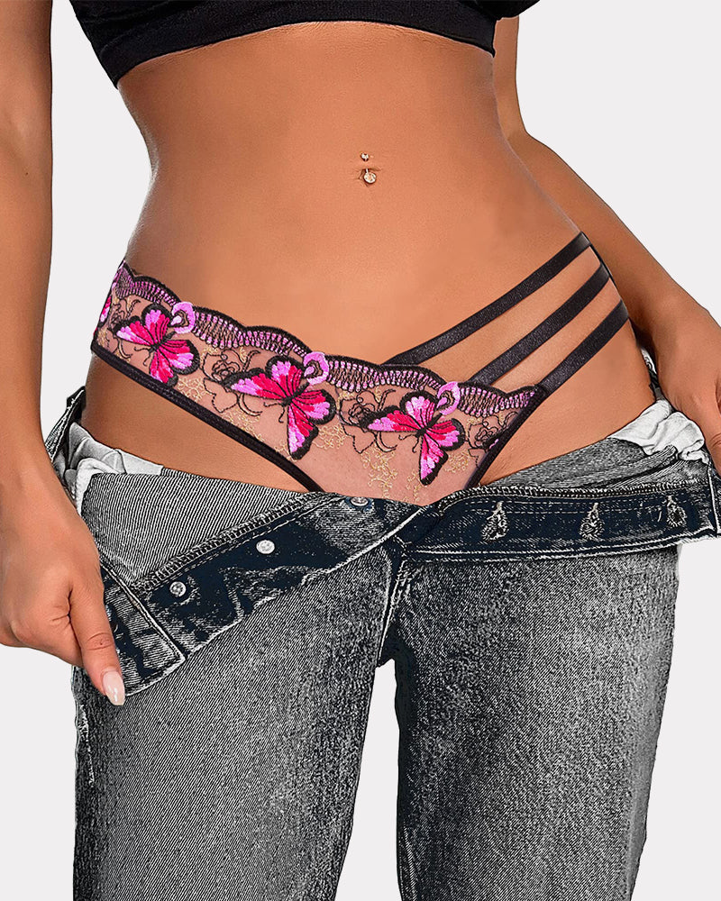 ECLIVIA Floral Mesh Panty