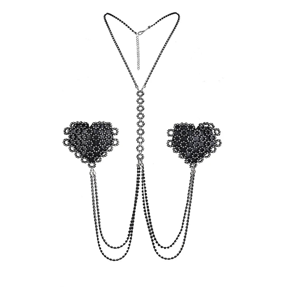 FIREHEART Chain Choker with Covers