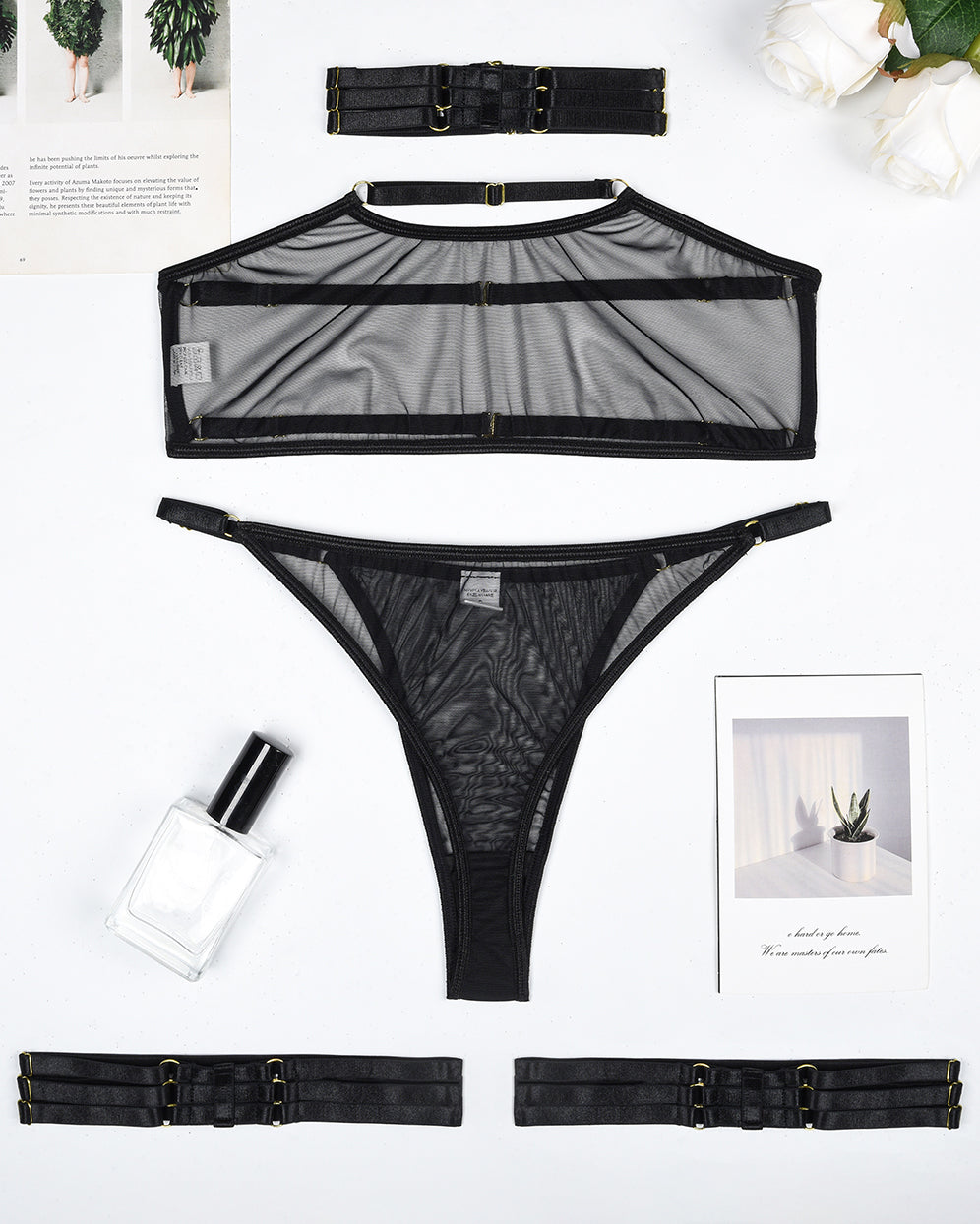 TEMPRIS Lingerie Set Bandeau