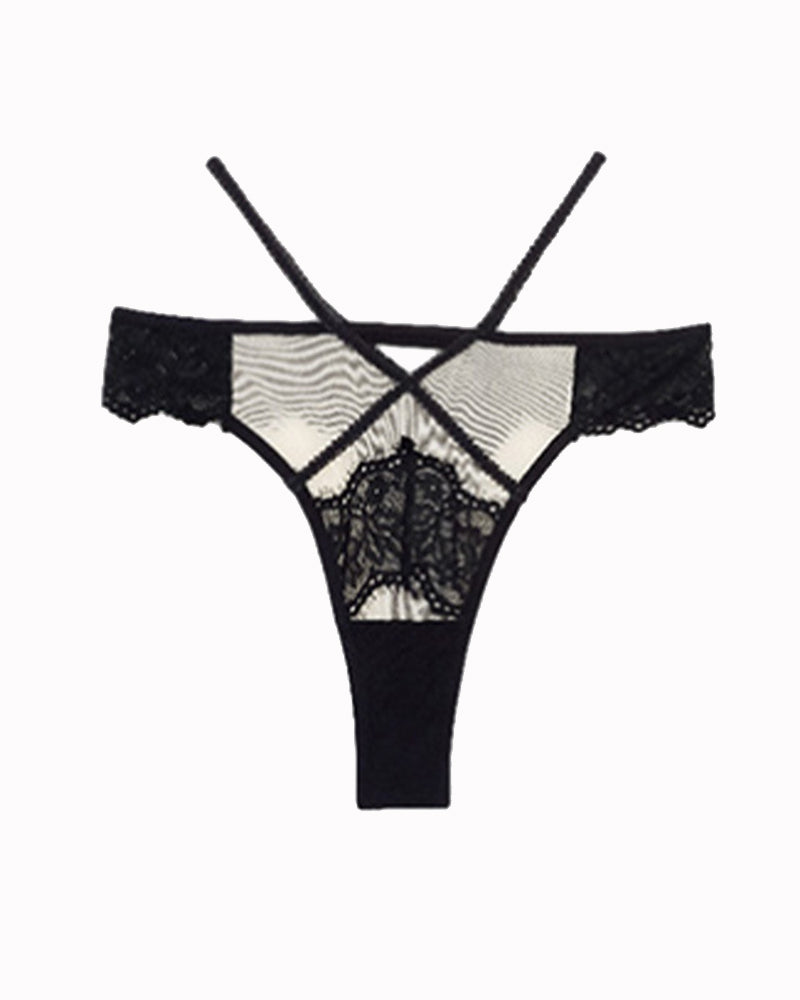 CYNAIRA Lace Mid-Rise High Stretch Panties