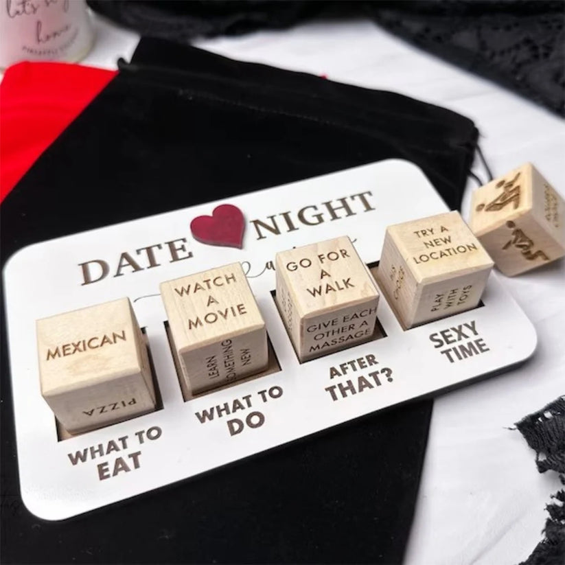 🎲 Couple’s Date Night Dice Set (5 Dice)
