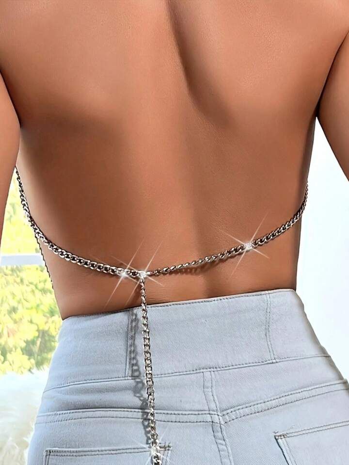 SILM Silver Chain Top