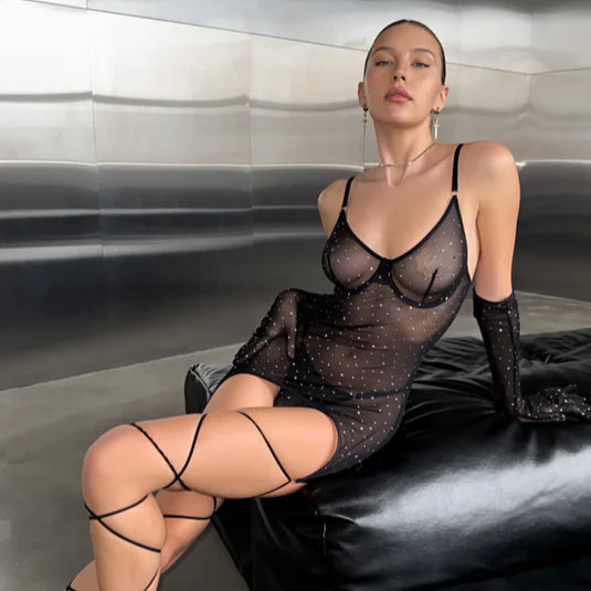 Crystal FancyStar Bodysuit HEMSMTH299