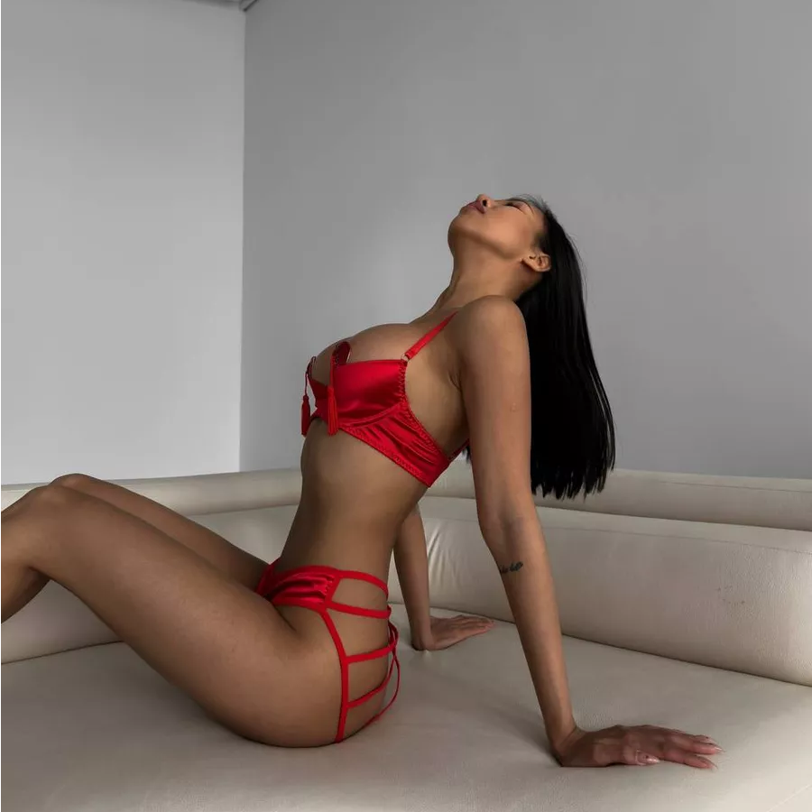 Velvet Open FancyStar Lingerie Set HEMSMTH245