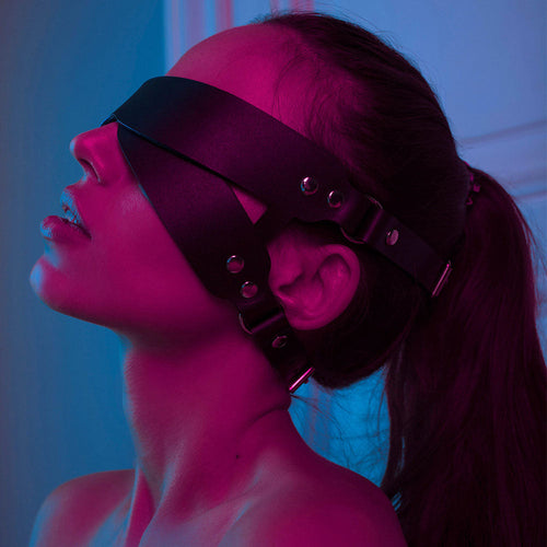 Leather Eye Blinder