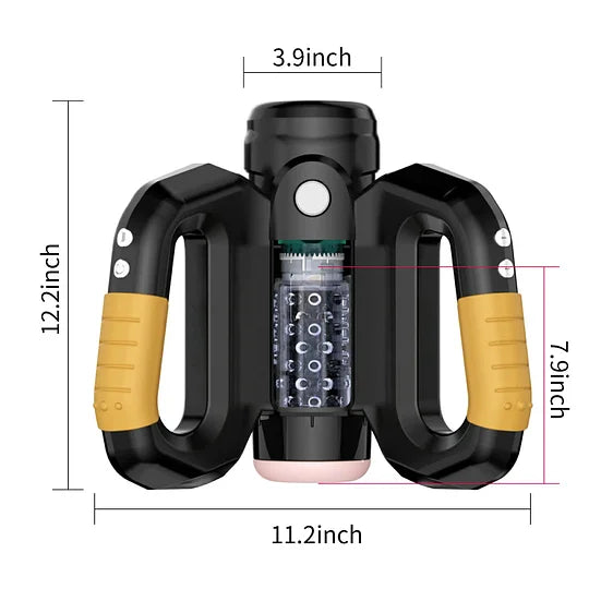 Gabriel - Suptruck Telescopic Rotating Masturbator Equipped with Phone Mount