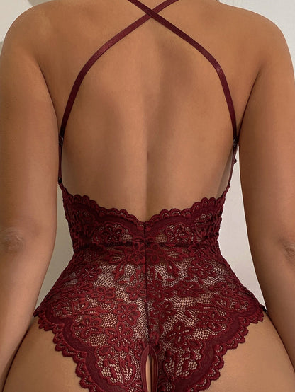 Cry Me a River Crotchless Teddy