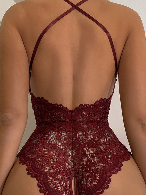 Cry Me a River Crotchless Teddy