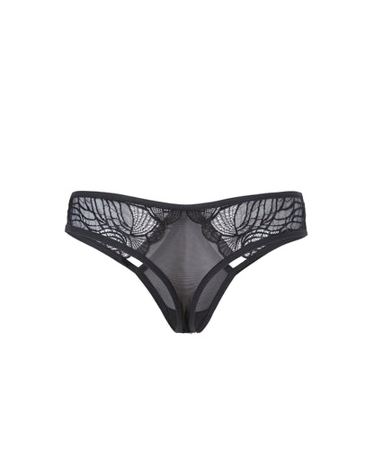EMER Black Thong