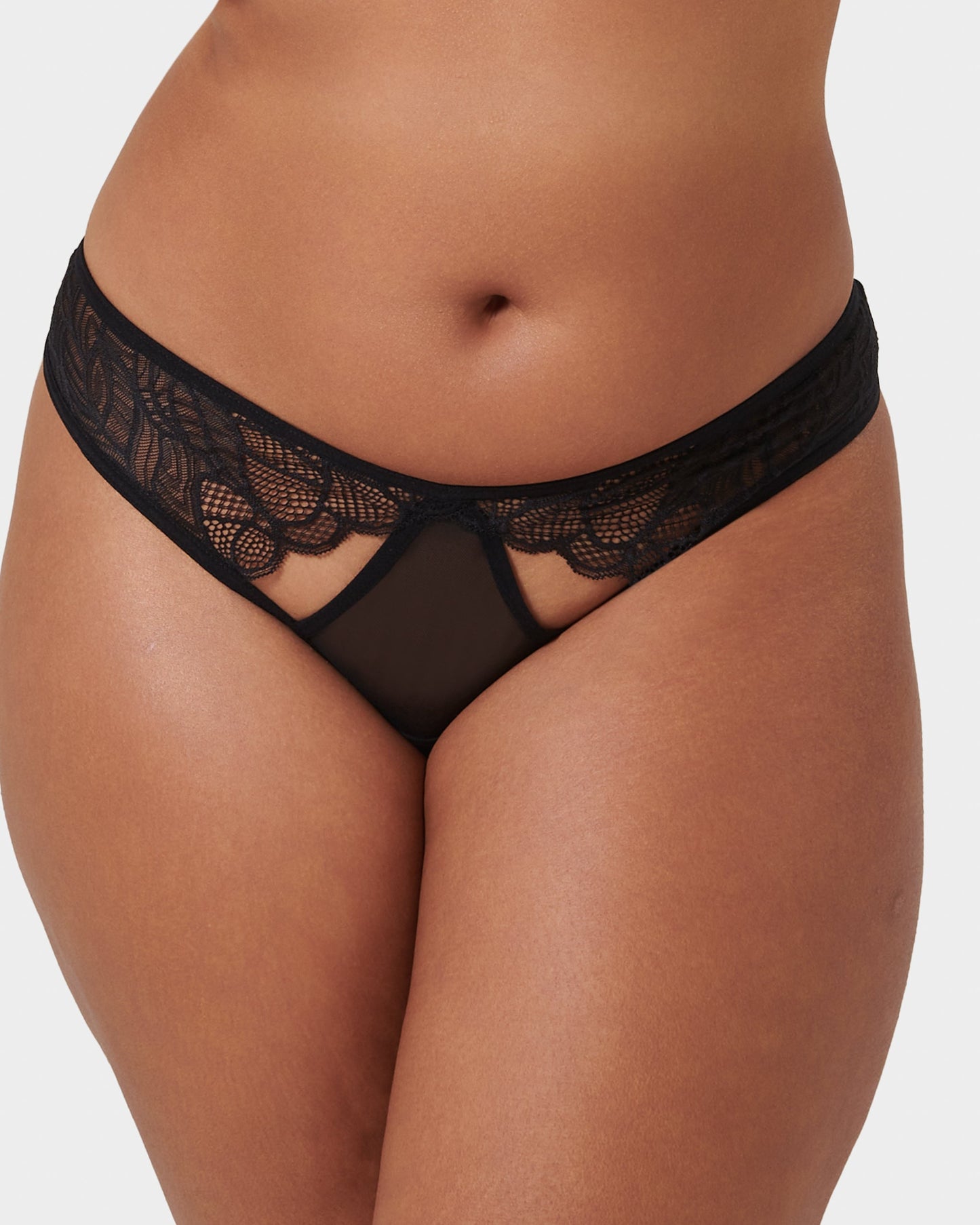 EMER Black Thong