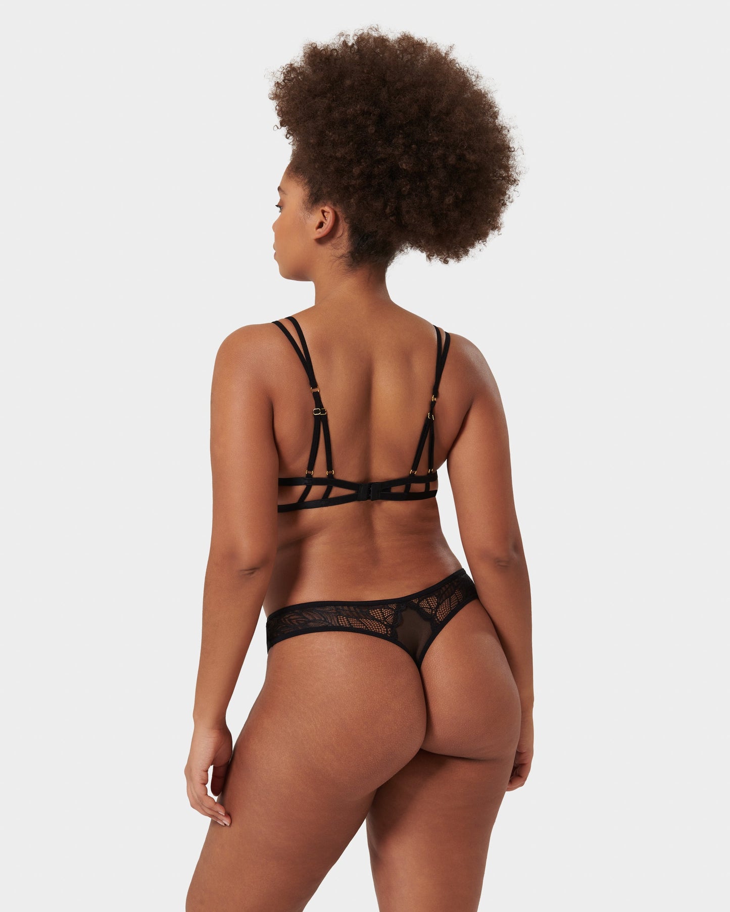 EMER Black Thong