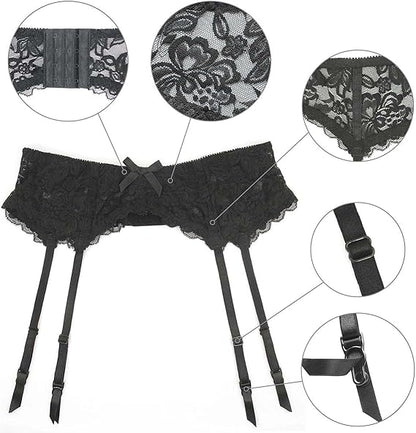 MIRA Seductive Lace Garter Stockings