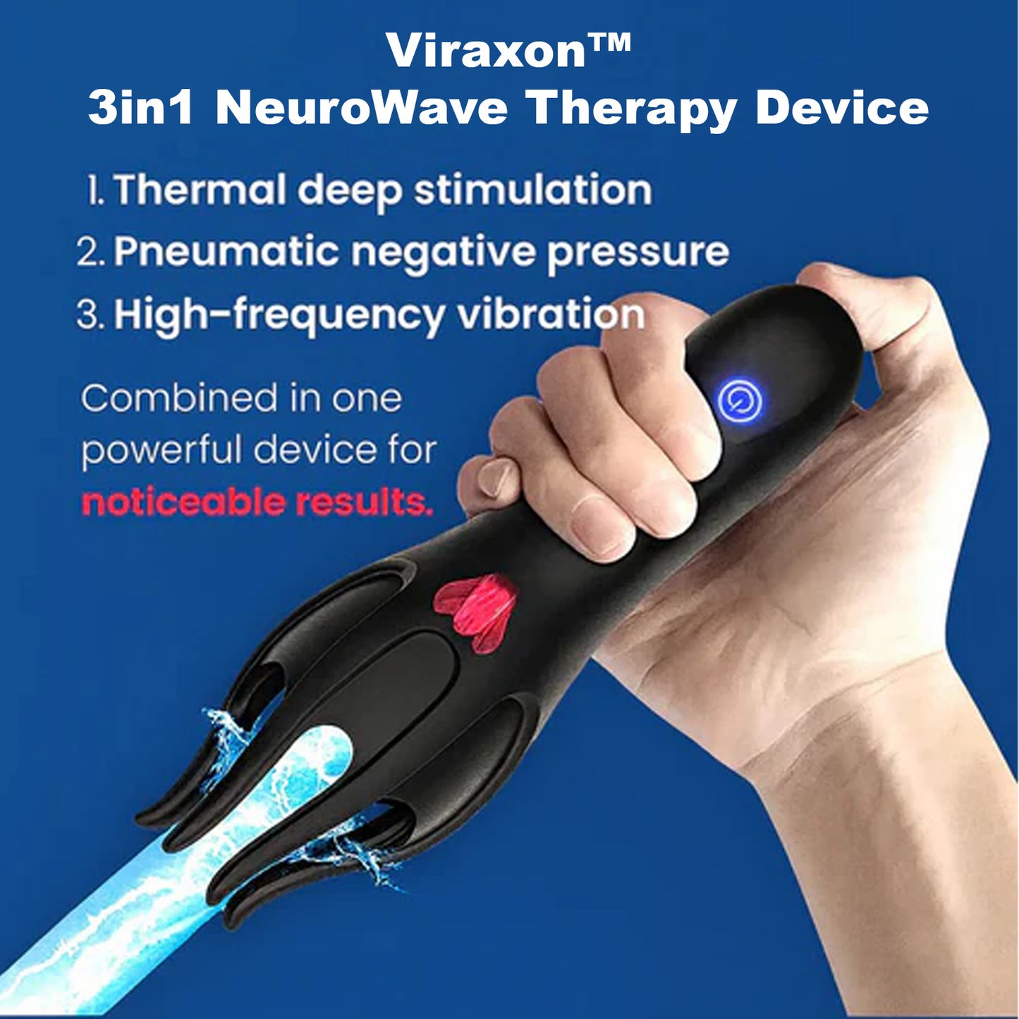 ❄️ Early Christmas Sale 70% OFF 💪 Viraxon™ 3in1 NeuroWave Therapy Device
