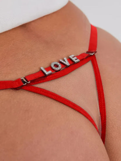 FancyStar™ Love Transparent Thong HEMSPTT081