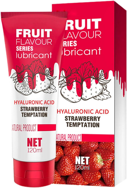 Strawberry Flavoured Lubricant 💧 Edible Flavored Oral Gel Lube