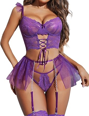 FancyStar™ Garter Sets 3 Piece HEMSMTH065