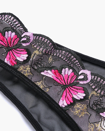 ECLIVIA Floral Mesh Panty