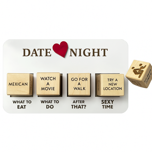 🎲 Couple’s Date Night Dice Set (5 Dice)