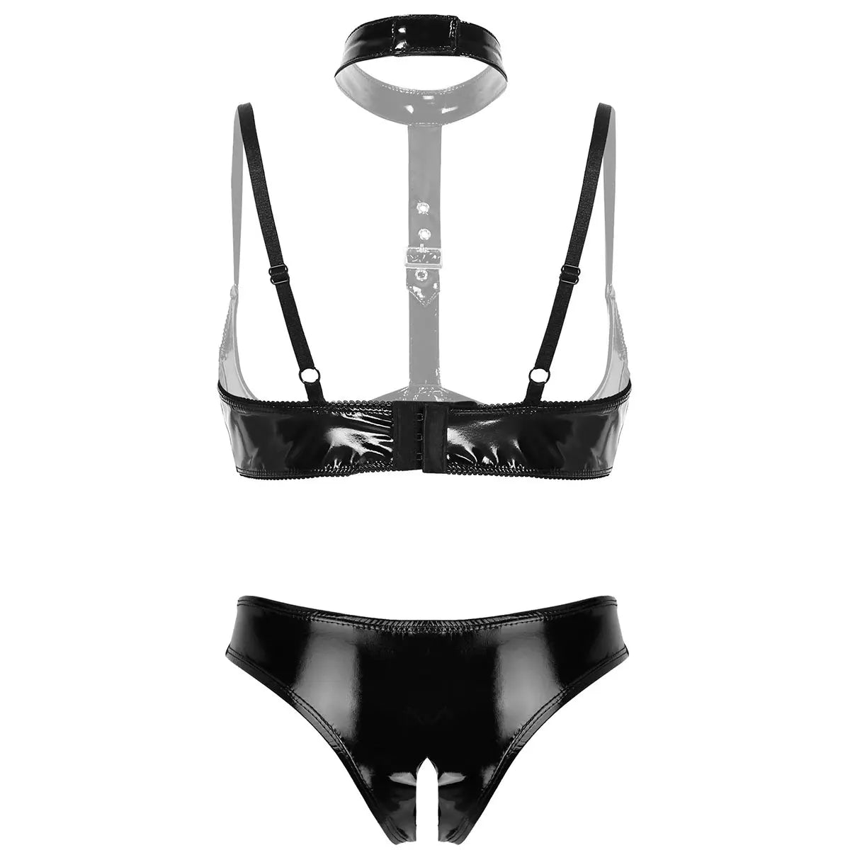 💥 SUMMER HOLIDAY 70% OFF 🔥 FancyStar™ PUMIE Leather Open Top Crotch Set